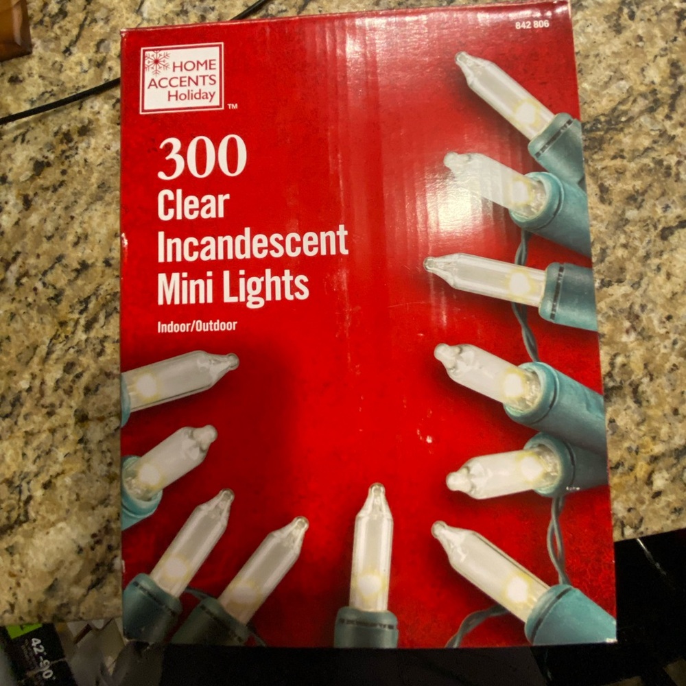 Home Accents Holiday Clear Incandescent Mini Lights New & Used Bundle